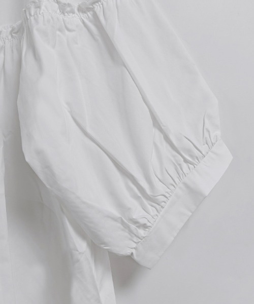 ONEP STAR(ワンピスター)の「ギャザー切り替えボリュームスリーブブラウス(シャツ/ブラウス・レディース・ホワイト・X-LARGE/LARGE/MEDIUM)」の13枚目の写真