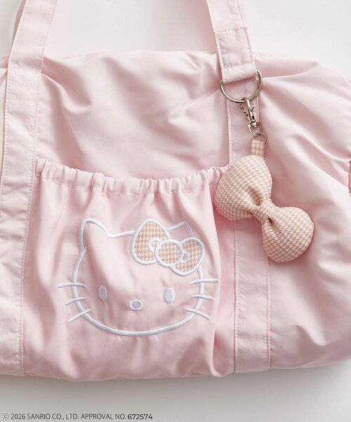OLIVE des OLIVE（オリーブデオリーブ）の「HELLO KITTY キャリーオンボストンバッグ（ボストンバッグ・レディース・ピンク/ブラック・FREE）」の11枚目の写真