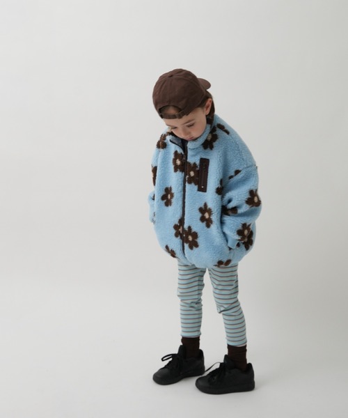 pairmanon(ペアマノン)の「【80-130cm】マルチボーダー リブレギンス(レギンス/スパッツ・キッズ・パープル/ブルー/オレンジ/ピンク/イエロー・100/120/110/130/80/90)」の8枚目の写真