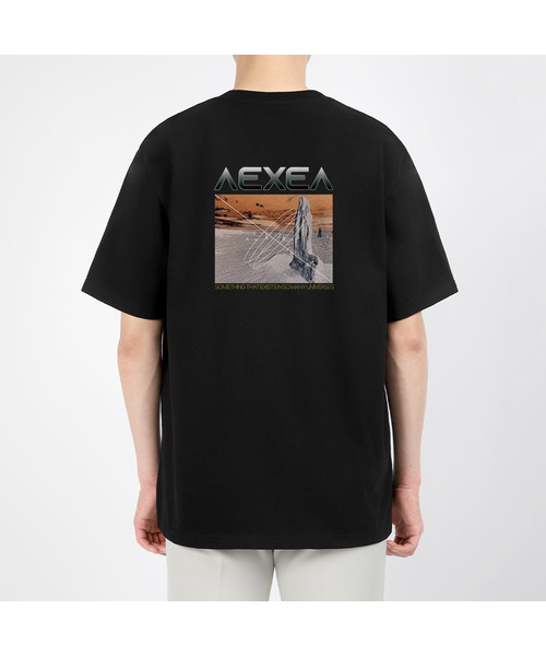 AEXEA(アクシー)の「ドルマン半袖Tシャツ E04BRD_ABX10211(Tシャツ/カットソー・メンズ・グレー系その他/ブルー/ホワイト/ブラック・L/M/S/XL)」の3枚目の写真