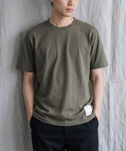INNOCENT(イノセント)の「【Wasted Collective/ウェイステッド コレクティブ】Recycled Short Sleeve T-Shirt WC-PRMSSTEE(Tシャツ/カットソー・メンズ・インディゴブルー/オリーブ/ブラック・SMALL/MEDIUM/X-SMALL/LARGE/X-LARGE/XX-LARGE)」の1枚目の写真