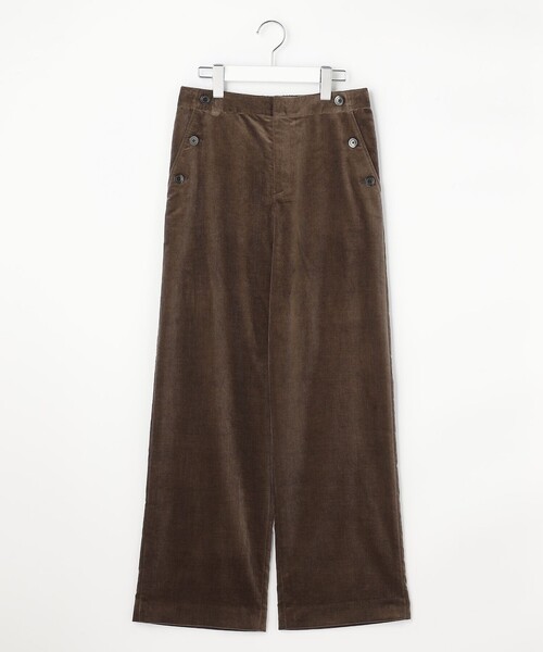 J.PRESS(ジェイプレス)の「【WEB限定カラーあり】AIR DUROY LIGHT セミ ワイド パンツ(その他パンツ・レディース・ベージュ系/グレー系/ネイビー系/ダークブラウン系・9/7/11)」の17枚目の写真