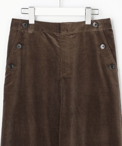 J.PRESS(ジェイプレス)の「【WEB限定カラーあり】AIR DUROY LIGHT セミ ワイド パンツ(その他パンツ・レディース・ベージュ系/グレー系/ネイビー系/ダークブラウン系・9/7/11)」の18枚目の写真