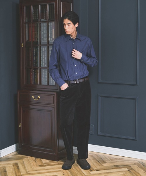GLOBAL WORK(グローバルワーク)の「コーデュロイスリムパンツ/Salon de GW/681221(その他パンツ・メンズ・ブラウン系その他7/ブラック・SMALL/MEDIUM/LARGE/X-LARGE)」の4枚目の写真