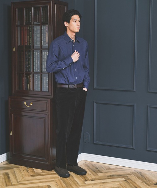 GLOBAL WORK(グローバルワーク)の「コーデュロイスリムパンツ/Salon de GW/681221(その他パンツ・メンズ・ブラウン系その他7/ブラック・SMALL/MEDIUM/LARGE/X-LARGE)」の5枚目の写真