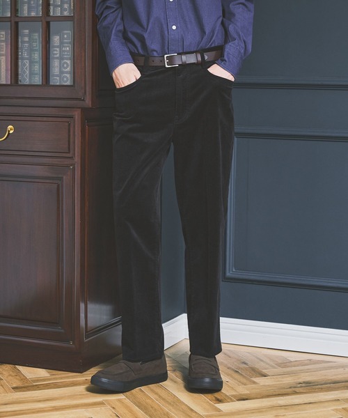 GLOBAL WORK(グローバルワーク)の「コーデュロイスリムパンツ/Salon de GW/681221(その他パンツ・メンズ・ブラウン系その他7/ブラック・SMALL/MEDIUM/LARGE/X-LARGE)」の8枚目の写真