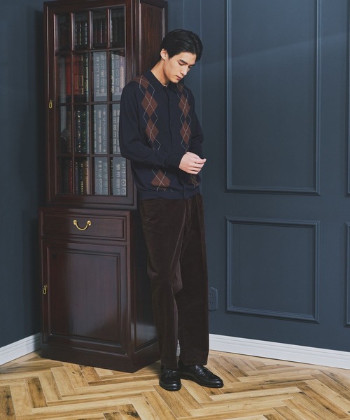 GLOBAL WORK(グローバルワーク)の「コーデュロイスリムパンツ/Salon de GW/681221(その他パンツ・メンズ・ブラウン系その他7/ブラック・SMALL/MEDIUM/LARGE/X-LARGE)」の12枚目の写真