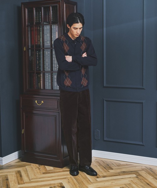GLOBAL WORK(グローバルワーク)の「コーデュロイスリムパンツ/Salon de GW/681221(その他パンツ・メンズ・ブラウン系その他7/ブラック・SMALL/MEDIUM/LARGE/X-LARGE)」の15枚目の写真