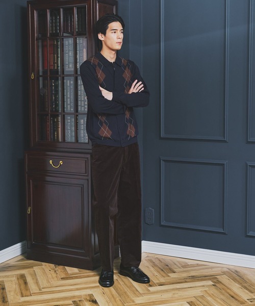 GLOBAL WORK(グローバルワーク)の「コーデュロイスリムパンツ/Salon de GW/681221(その他パンツ・メンズ・ブラウン系その他7/ブラック・SMALL/MEDIUM/LARGE/X-LARGE)」の16枚目の写真