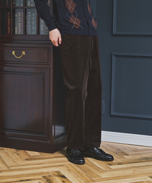 GLOBAL WORK(グローバルワーク)の「コーデュロイスリムパンツ/Salon de GW/681221(その他パンツ・メンズ・ブラウン系その他7/ブラック・SMALL/MEDIUM/LARGE/X-LARGE)」の17枚目の写真