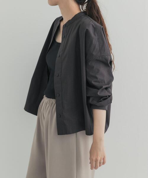 URBAN RESEARCH DOORS(アーバンリサーチドアーズ)の「『UR TECH』Aircare ショートコクーンシャツ(シャツ/ブラウス・レディース・ブラウン/ブラウン系その他/ベージュ系その他・FREE)」の20枚目の写真