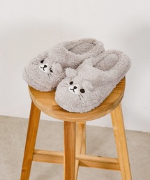 emesuelee（エメスーリー）の「ふわふわモフモフ ねこ くま ルームシューズ（ルームシューズ/スリッパ）」