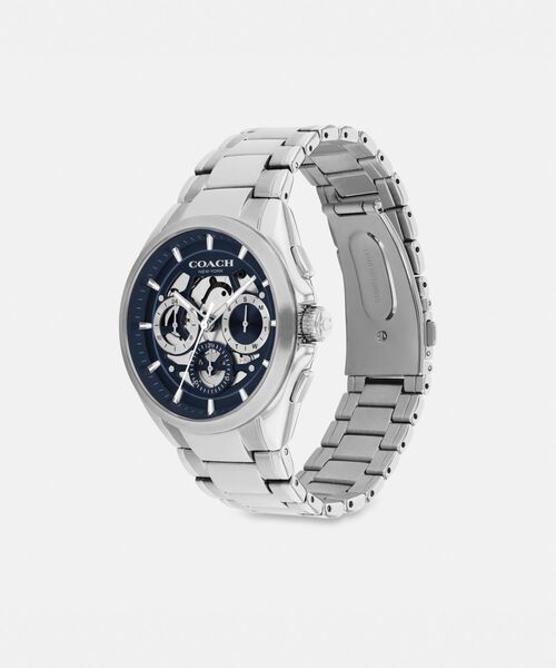 COACH(コーチ)の「ジャクソン クロノグラフ ウォッチ・42MM(アナログ腕時計・メンズ・シルバー系その他・ONE)」の2枚目の写真