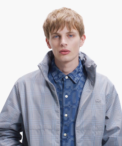 LACOSTE(ラコステ)の「グレンチェック トラックジャケット(ブルゾン・メンズ・ライトグレー/ベージュ・52/46/50/48)」の19枚目の写真