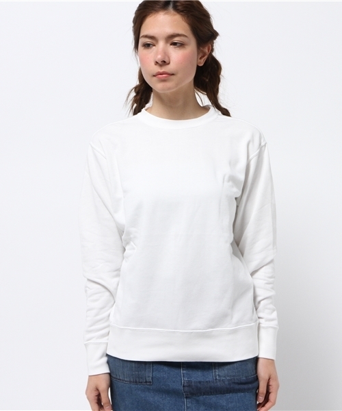 Champion（チャンピオン）の「【Ciaopanic】×【Champion/チャンピオン】別注　French Terry クルースウェット（スウェット・レディース・ホワイト/グレー/グリーン/ネイビー・SMALL）」の5枚目の写真