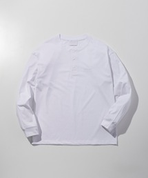 +phenix(プラスフェニックス)HENLEY NECK SNAP LONG SLEEVE TEE / ヘンリーネック スナップボタン ロングスリーブTシャツ
