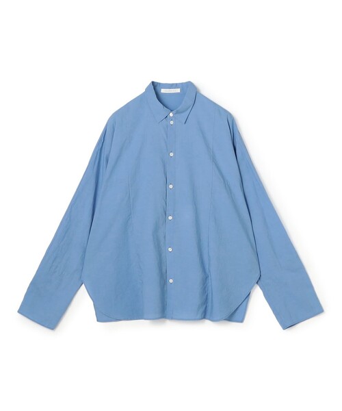 GALERIE VIE(ギャルリー ヴィー)の「コットンタイプライター ロングスリーブシャツ(シャツ/ブラウス・レディース・ホワイト/ライトブルー/グレー系その他・FREE)」の1枚目の写真