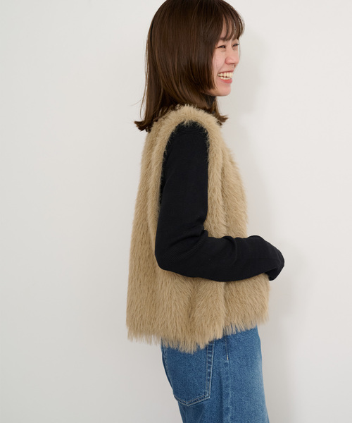JOURNAL STANDARD relume(ジャーナルスタンダード レリューム)の「《WEB+一部店舗限定追加》スイスオーガニックコットンタートルネックプルオーバー(ニット/セーター・レディース・ホワイト/ブルー/ブラウン/ベージュ系その他/レッド/ブラック・FREE)」の17枚目の写真