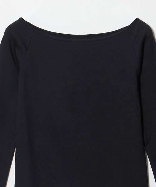 conte(コンテ)の「<conte>ボートネック ラグランスリーブカットソー(Tシャツ/カットソー・レディース・ナチュラル/ダークブラウン/ブラック・FREE)」の11枚目の写真