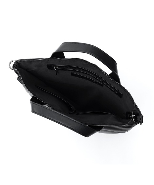 DEVICE(デバイス)の「DEVICE リアルレザー ヘルメットバッグ / 2WAYトート&ショルダーバッグ(ショルダーバッグ・メンズ・ブラック・FREE)」の12枚目の写真