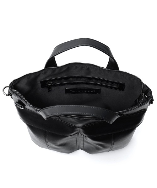 DEVICE(デバイス)の「DEVICE リアルレザー ヘルメットバッグ / 2WAYトート&ショルダーバッグ(ショルダーバッグ・メンズ・ブラック・FREE)」の13枚目の写真