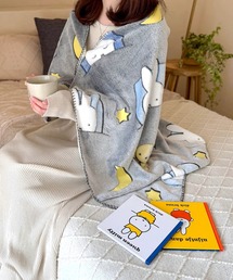 Dick Bruna（ディックブルーナ）の「"11"≪Dick Bruna≫暗闇で光る☆ ショートファー フリース ブランケット(W120cm×H80cm / M.size)（ブランケット）」