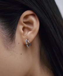 CENE（セネ）の「【CENE】セネ カーブパールピアス（ピアス（両耳用））」