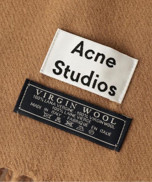 ACNE（アクネ）の「＜Acne Studios (アクネ ストゥディオズ)＞Canada Narrow（マフラー・メンズ・ブラック/グレー/ベージュ/ワインレッド/ターコイズブルー/ネイビー・FREE）」の7枚目の写真