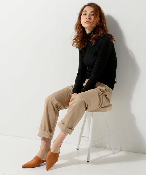 UNITED ARROWS（ユナイテッドアローズ）の「◇UWMF ポインテッド ミュール◆（その他シューズ・レディース・ブラウン/ブラック・38/35h/37/35/36/36h/37h）」の5枚目の写真