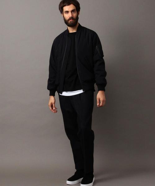 BEAUTY&YOUTH UNITED ARROWS（ビューティーアンドユースユナイテッドアローズ）の「BY ∴ シンサレート MA-1◆（MA-1・メンズ・ブラック/オリーブ/ネイビー・SMALL/X-LARGE/LARGE/MEDIUM）」の9枚目の写真