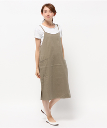 LBC | コットンレーヨンツイルIラインキャミワンピース(ワンピース)