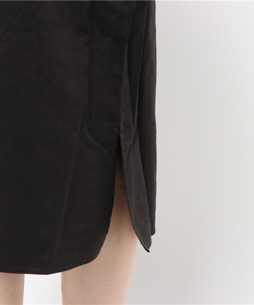 LBC（エルビーシー）の「コットンレーヨンツイルIラインキャミワンピース（ワンピース・レディース・ダークグレー/ブラウン・MEDIUM/LARGE）」の6枚目の写真