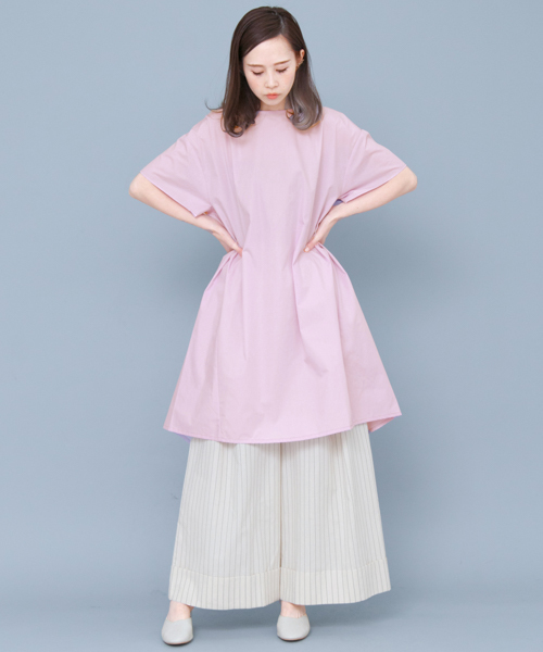 KBF（ケイビーエフ）の「KBF backリボンワンピース（ワンピース・レディース・ライトグレー/ピンク/オフホワイト/ブラック・ONE）」の22枚目の写真