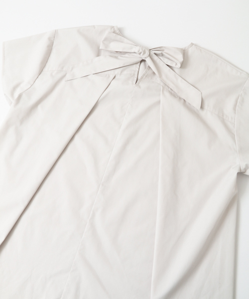 KBF（ケイビーエフ）の「KBF backリボンワンピース（ワンピース・レディース・ライトグレー/ピンク/オフホワイト/ブラック・ONE）」の19枚目の写真