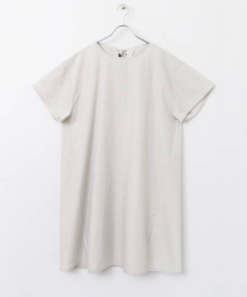 KBF（ケイビーエフ）の「KBF backリボンワンピース（ワンピース・レディース・ライトグレー/ピンク/オフホワイト/ブラック・ONE）」の12枚目の写真