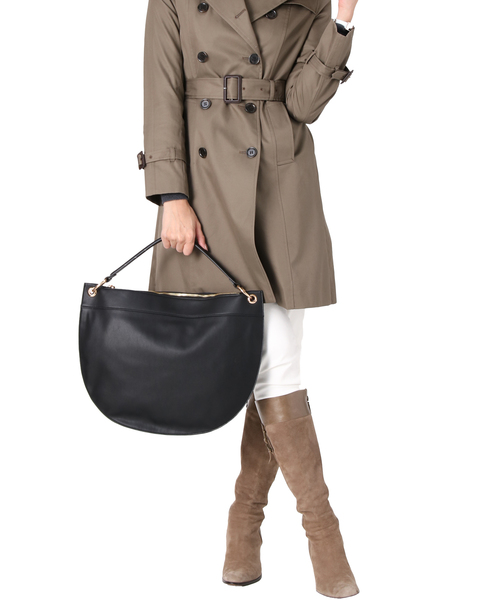 Mia Borsa(ミアボルサ)の「フェイクレザーワンショルダーバッグ(ショルダーバッグ・レディース・ボルドー/ベージュ/ブラック/カーキ・FREE)」の2枚目の写真
