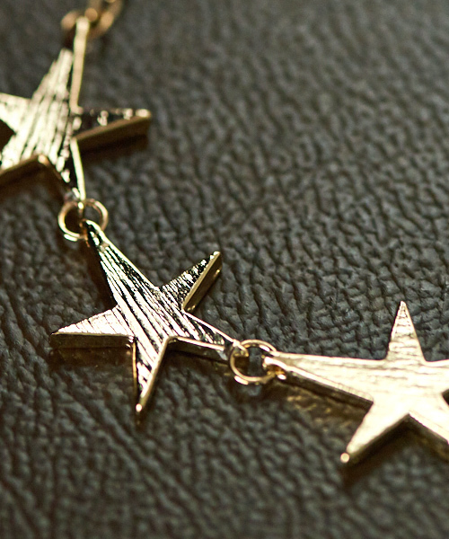 CLAFty by STYLE DELI(クラフティバイスタイルデリ)の「STAR necklace 001 (ピアス(両耳用)・レディース・ゴールド・FREE)」の7枚目の写真