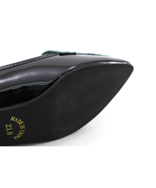 SESTO（セスト）の「ハラコ×パテントコンビのローヒールポインテッドトゥパンプス（パンプス・レディース・ボルドー/グレー/ダークブラウン/グリーン/ピンク/レオパード・25.5/22/23/23.5/24/24.5/22.5/24.5cm/24.0cm/23.0cm/23.5cm/22.0cm/22.5cm/25.5cm）」の20枚目の写真