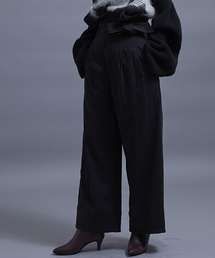 STUDIOUS | STUDIOUS HIGH フィブリルストレッチハイウエストタックパンツ(その他パンツ)