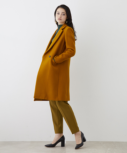 UNITED TOKYO（ユナイテッドトウキョウ）の「ワンタックテーパードパンツ（スラックス・レディース・カーキ/ベージュ/ブラック/バーガンディー/ブラウン・2/1）」の18枚目の写真