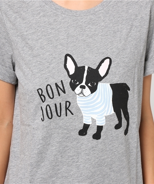 kate spade new york（ケイトスペード ニューヨーク）の「BROOME STREET FRENCHIE TEE（Tシャツ/カットソー・レディース・グレー系その他・SMALL/X-SMALL）」の7枚目の写真