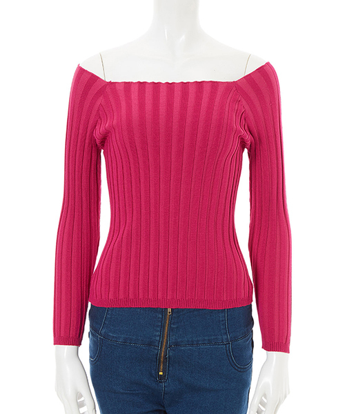 fifth(フィフス)の「【ZOZO限定】フィットニットスクエアネック/リブニット(ニット/セーター・レディース・グレー/ベージュ/ネイビー/ブラウン/ホワイト/ボルドー/カーキ/ブラック/チャコールグレー/レッド/モカ/パープル/オレンジ/グリーン/サックスブルー/ダークベージュ/マスタード/ライトグレー/ラベンダー/ピンク/チェリーピンク/グレイッシュブルー/ミント・MEDIUM)」の20枚目の写真