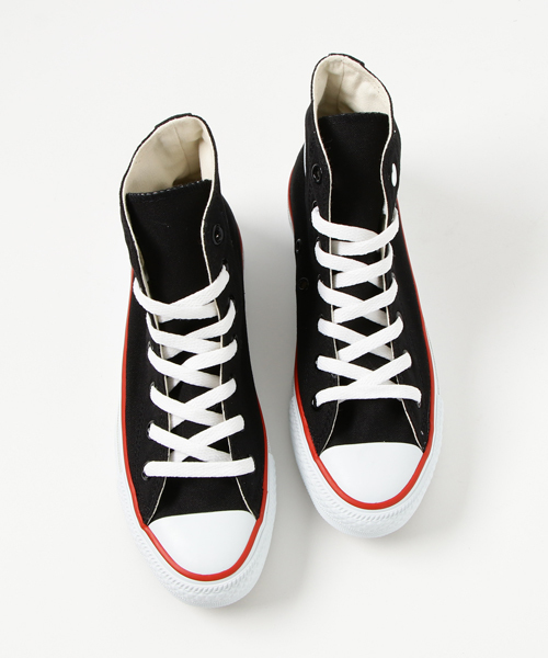 CONVERSE（コンバース）の「ALL STAR HEARTPATCH HI（スニーカー・レディース・ブラック/オフホワイト/レッド・23/23.5/24/24.5）」の4枚目の写真