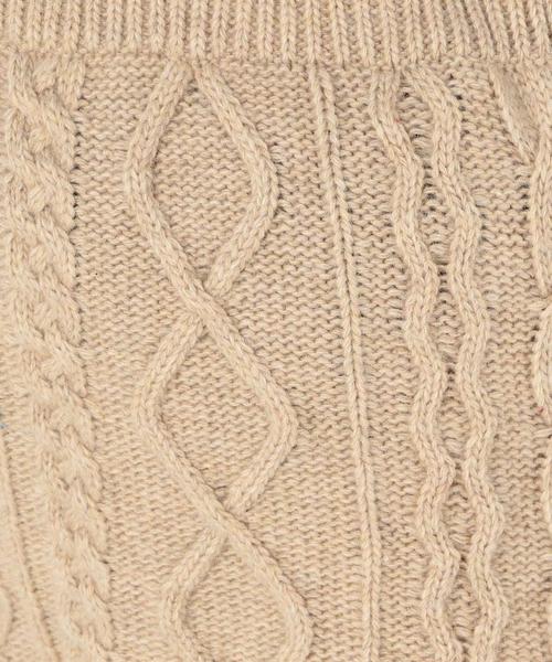 Another Edition(アナザーエディション)の「ケーブルニットショートパンツ(その他パンツ・レディース・ナチュラル/ブラウン・FREE)」の14枚目の写真
