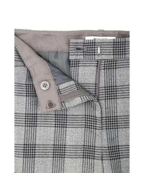 NATURAL BEAUTY BASIC（ナチュラルビューティーベーシック）の「【JJ 12月号掲載】＜ウォッシャブル＞サキソニーチェックパンツ（その他パンツ・レディース・グレー系その他/ダークネイビー・LARGE/MEDIUM/SMALL/X-SMALL）」の10枚目の写真