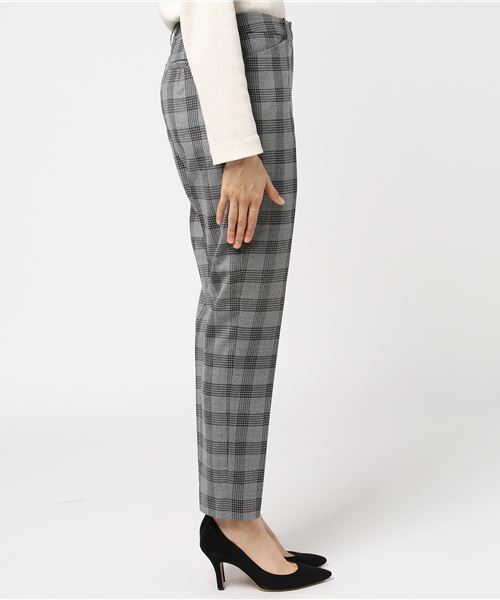 NATURAL BEAUTY BASIC（ナチュラルビューティーベーシック）の「【JJ 12月号掲載】＜ウォッシャブル＞サキソニーチェックパンツ（その他パンツ・レディース・グレー系その他/ダークネイビー・LARGE/MEDIUM/SMALL/X-SMALL）」の14枚目の写真