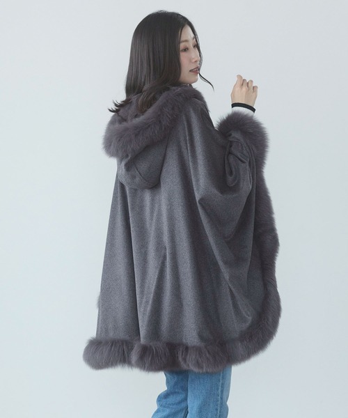 カシミヤケープ（ポンチョ）｜sankyo shokai（サンキョウショウカイ