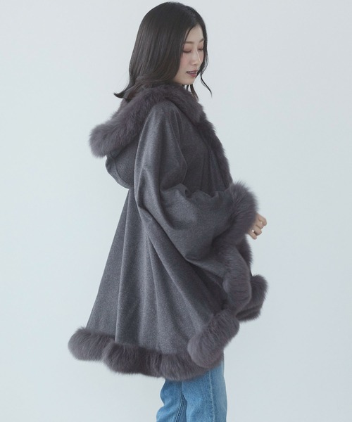 カシミヤケープ（ポンチョ）｜sankyo shokai（サンキョウショウカイ