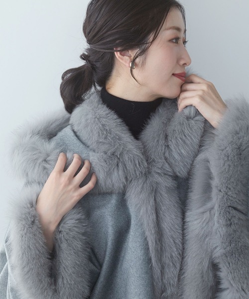 カシミヤケープ（ポンチョ）｜sankyo shokai（サンキョウショウカイ