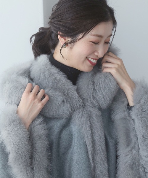 カシミヤケープ（ポンチョ）｜sankyo shokai（サンキョウショウカイ